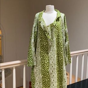 Large shirt tried to mimic Marni style shirt